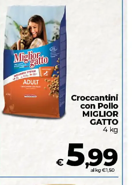 Croccantini con pollo Miglior Gatto