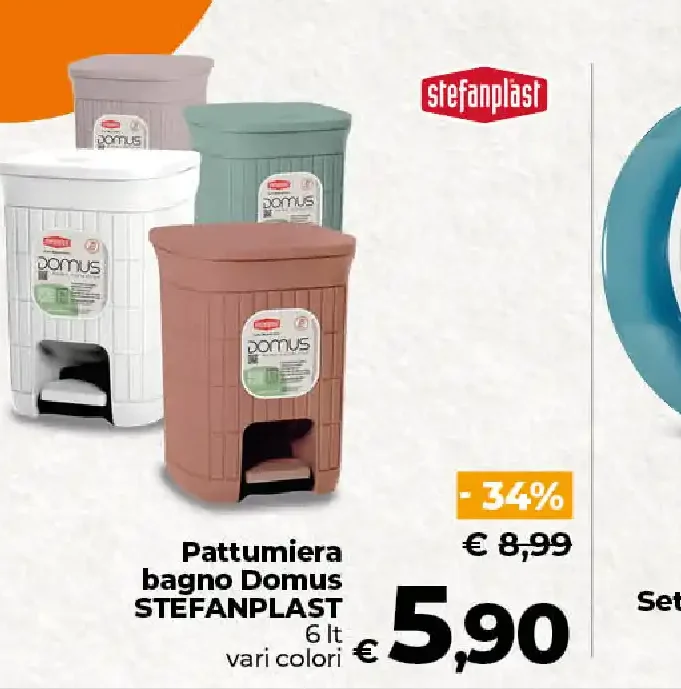 Pattumiera bagno Domus