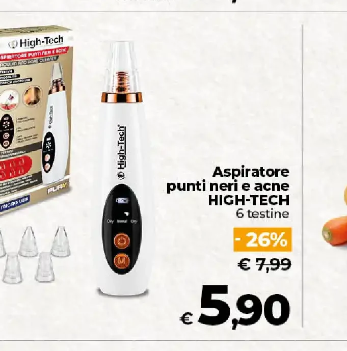 Aspiratore punti neri e acne