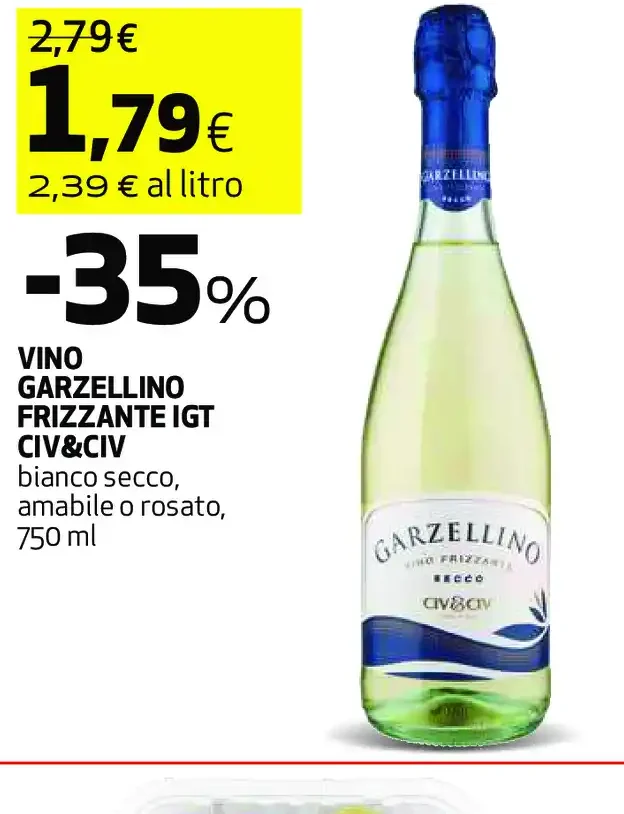 Vino Garzellino frizzante IGT CIV&CIV