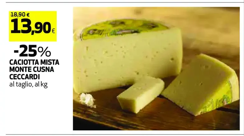 Caciotta mista Monte Cusna Ceccardi