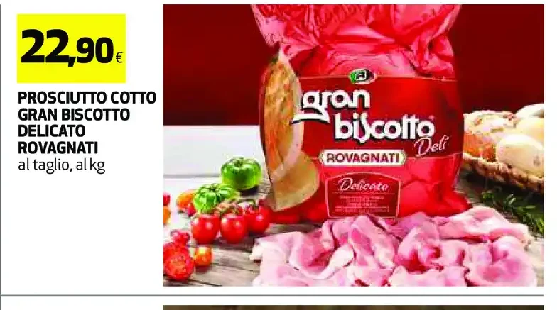 Prosciutto cotto Gran Biscotto Delicato Rovagnati