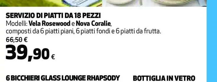 Servizio di piatti Tognana