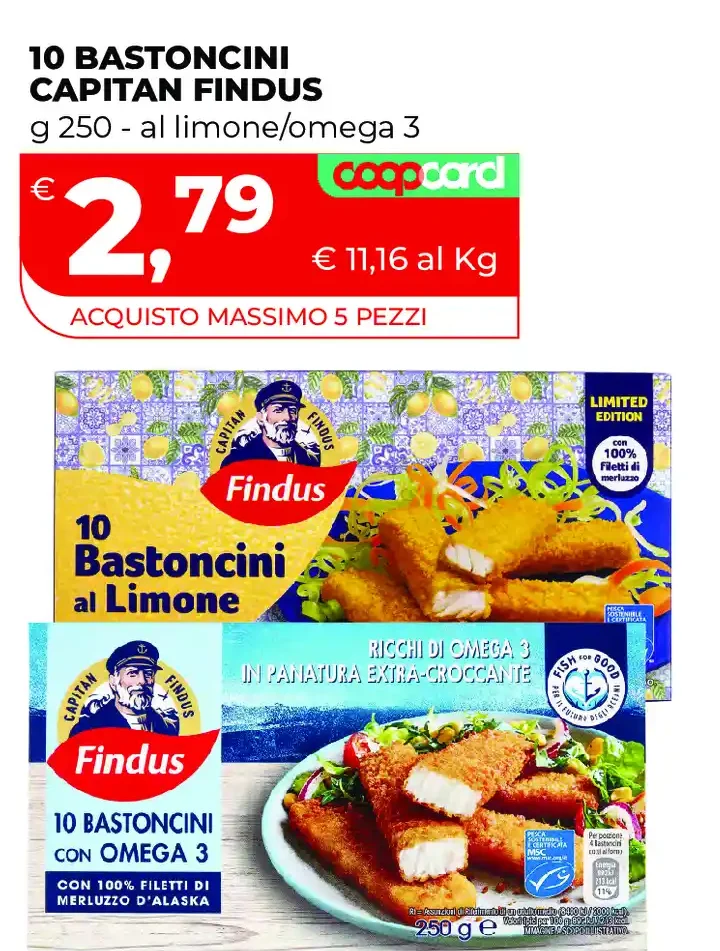 Bastoncini di pesce