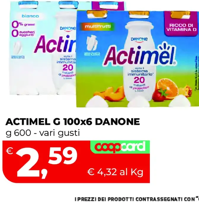 Actimel G 100x6 Danone