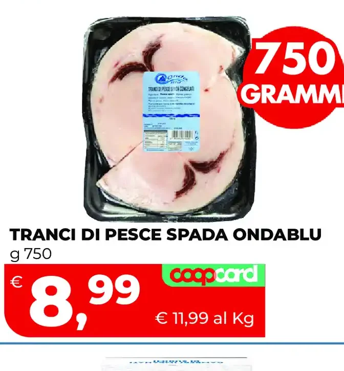 Tranci di Pesce Spada Ondablu