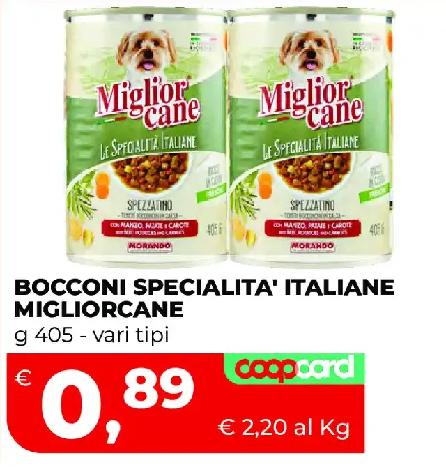 Bocconi specialità italiane Miglior Cane