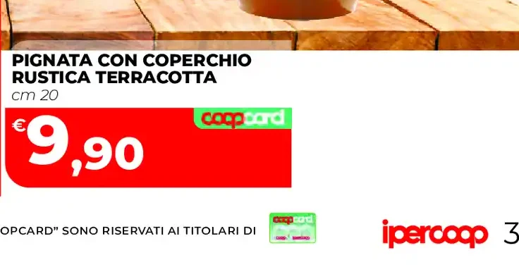 Pignatta con coperchio rustica terracotta