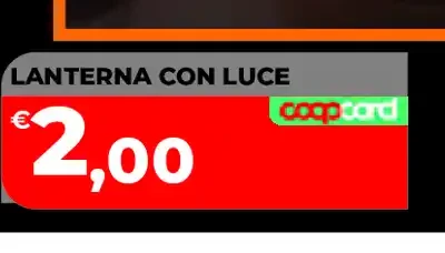 Lanterna con luce
