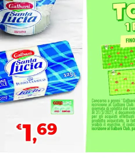 Burro classico Santa Lucia