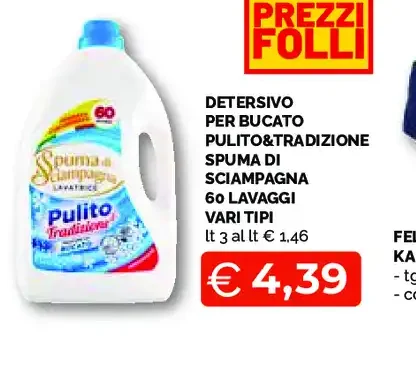 Detersivo per bucato Pulito&Ttradizione