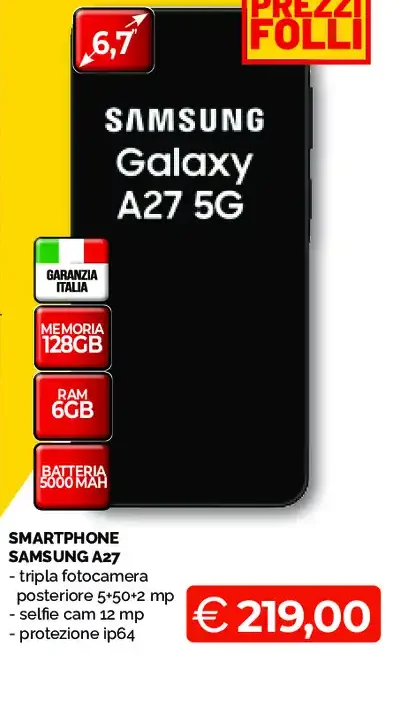 Smartphone Samsung A27 5G