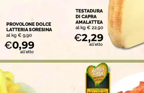 Provolone dolce latteria Oseresina