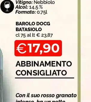 Barolo DOCG Batasiolo