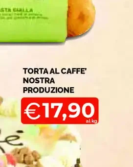 Torta al caffè nostra produzione