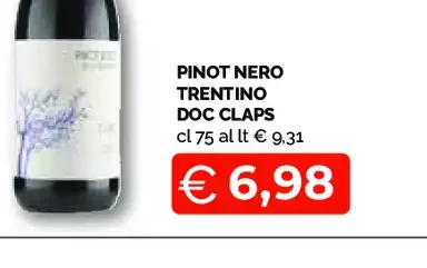 Pinot nero Trentino DOC Claps