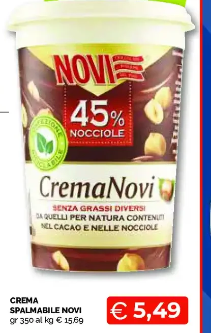 Crema spalmabile Novi
