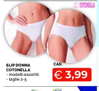 Slip donna Cotonella
