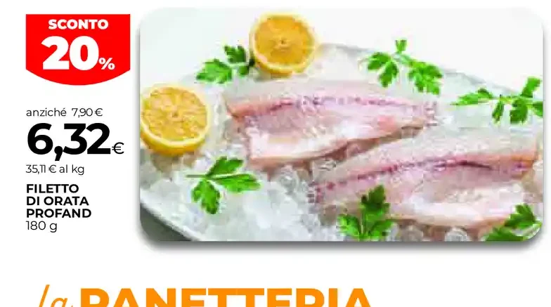 Filetto di orata profand