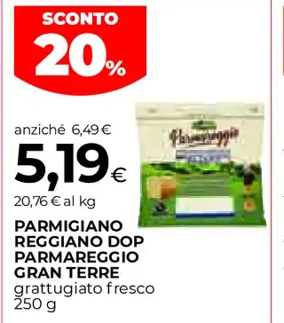 Parmigiano Reggiano DOP Parmareggio Gran Terre