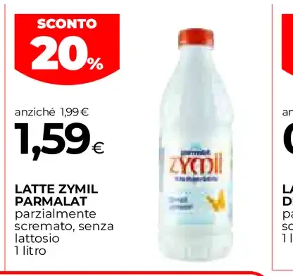 Latte Zymil Parmalat