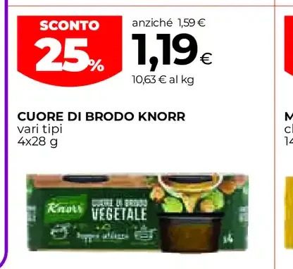 Cuore di brodo Knorr