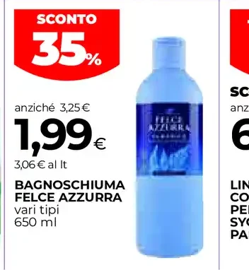 Bagno schiuma Felce Azzurra