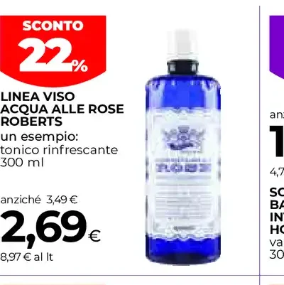 Linea viso acqua alle rose Roberts