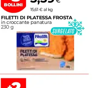 Filetti di platessa frosta