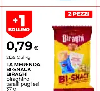 La Merenda Bi-Snack Biraghi