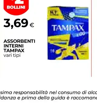 Assorbenti interni Tampax