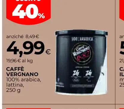 Caffè Vergnano 100% arabica