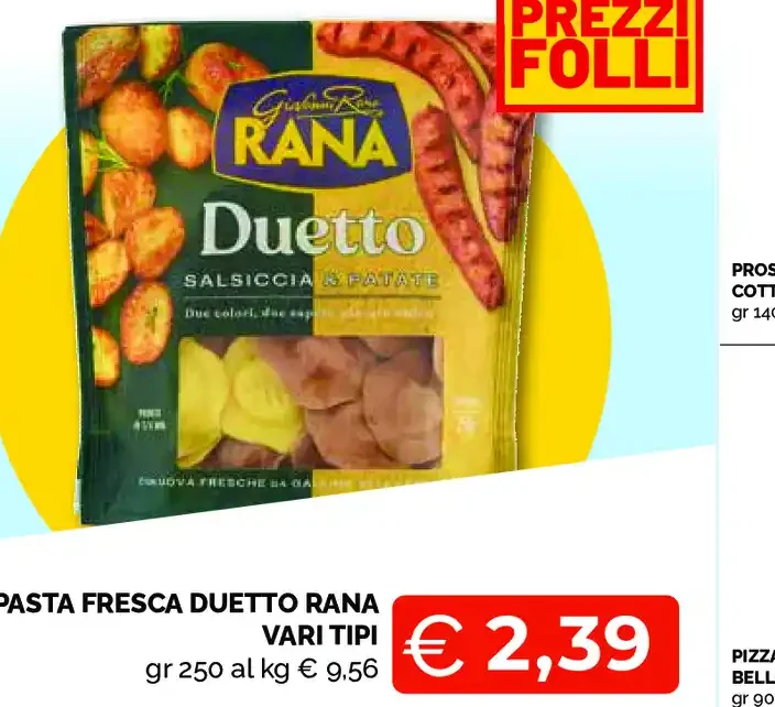 Pasta fresca Duetto Rana vari tipi