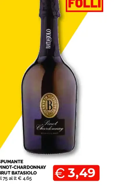 Spumante Pinot-Chardonnay Brut Batasiolo