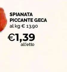 Spianata piccante Geca