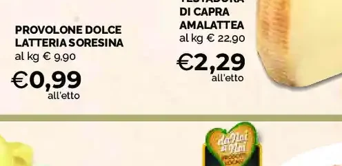 Provolone dolce Latteria Oresina