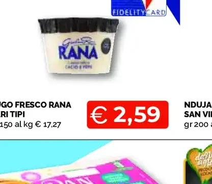 Sugo fresco Rana vari tipi