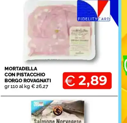 Mortadella con pistacchio Borgo Rovagnati