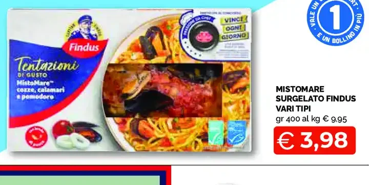 Mistomare surgelato Findus