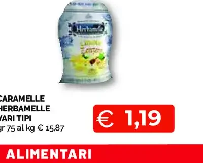 Caramelle HerbaMelle vari tipi