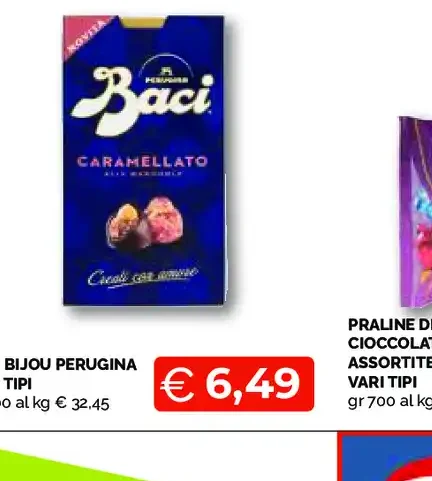 Baci Bijou Perugina vari tipi