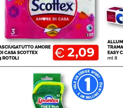 Asciugatutto Amore di Casa Scottex 3 rotoli