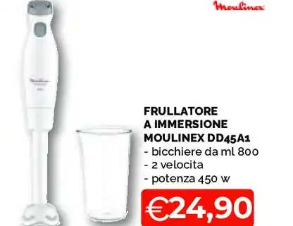 Frullatore a immersione Moulinex DD45A1