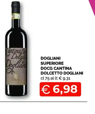 Dogliani superiore DOCG Cantina Dolcetto Dogliani