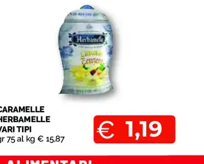 Caramelle HerBamelle vari tipi