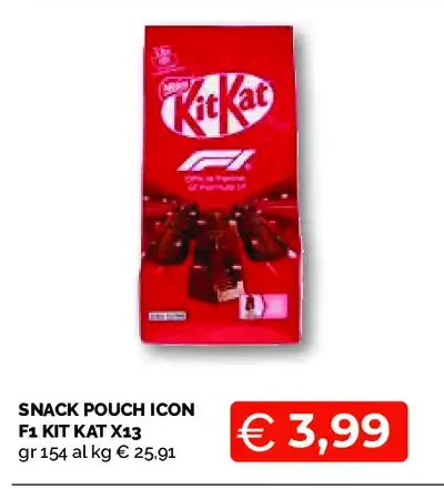 Snack pouch Icon F1 Kit Kat x13