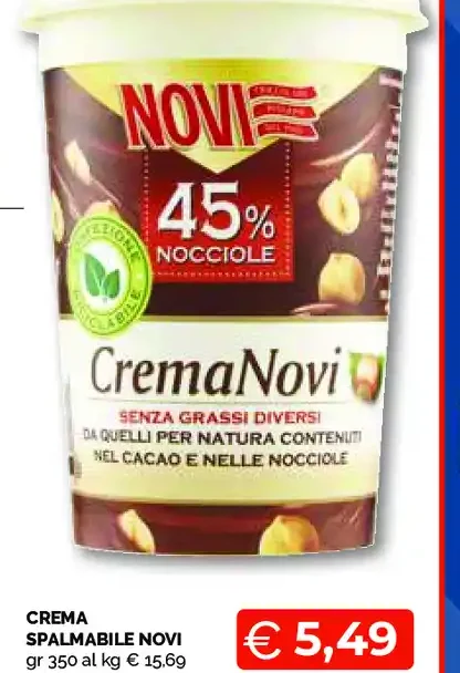 Crema spalmabile Novi