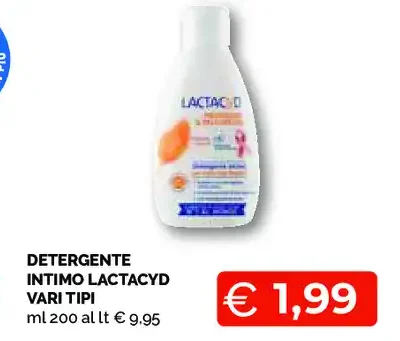 Detergente intimo Lactacyd vari tipi
