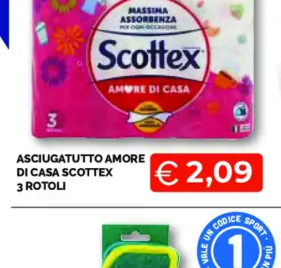 Asciugatut­­to Amore di Casa Scottex 3 rotoli