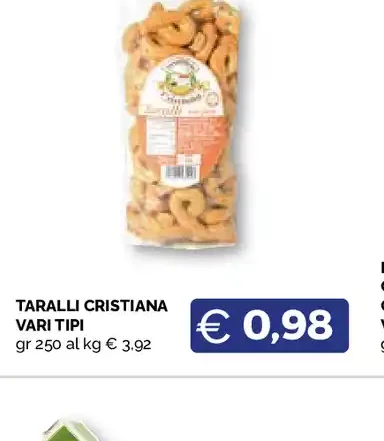 Taralli Cristiana vari tipi
